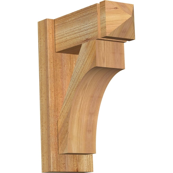 Ekena Millwork Westlake Arts & Crafts Rough Sawn Outlooker, Western Red Cedar, 6"W x 14"D x 18"H OUT06X14X18WTL03RWR - main